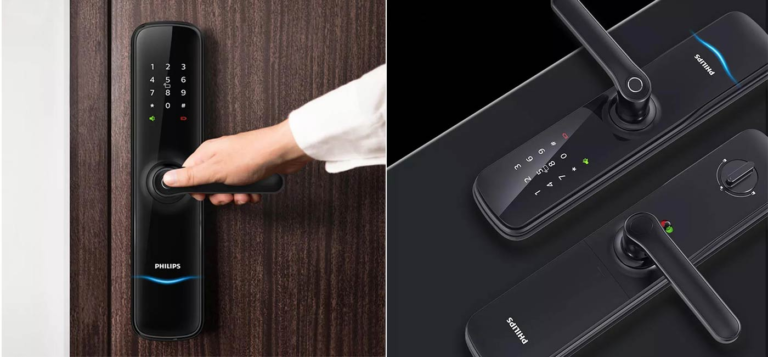 Why does Philips smart level door lock use a free-state door handle?